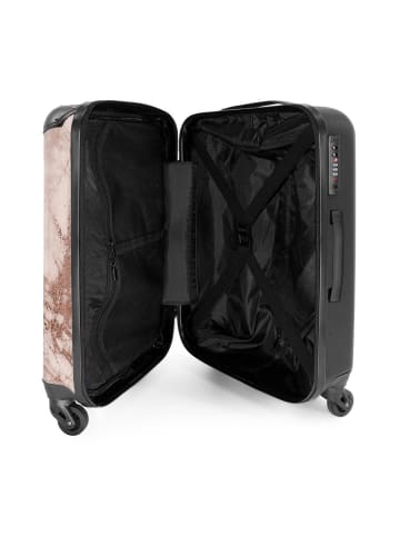 NoBoringSuitCases Suitcase, Koffer, Reisekoffer Marmor rosa