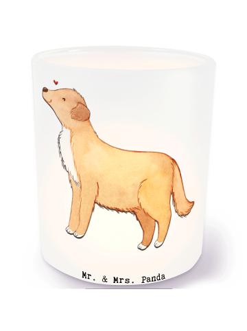 Mr. & Mrs. Panda Glas Teelichthalter Nova Scotia Duck Moment ohn... in Transparent