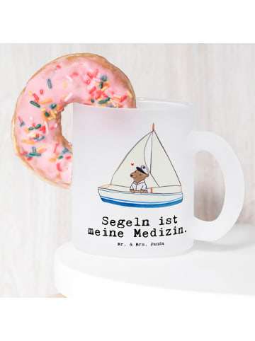 Mr. & Mrs. Panda Pott Bär Segeln mit Spruch in Transparent