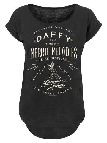F4NT4STIC T-Shirt Looney Tunes Daffy Duck Vintage in schwarz