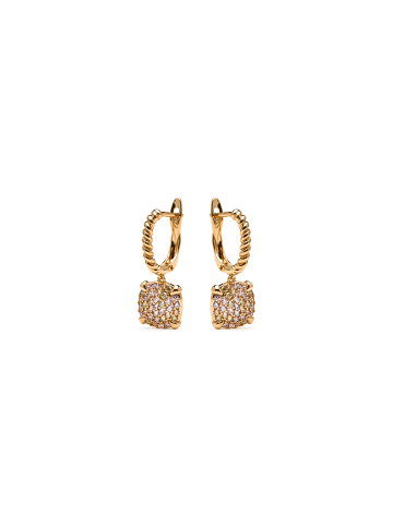 Luxenter Ohrringe Leza mit 18 Karat Goldfinish – LEZA