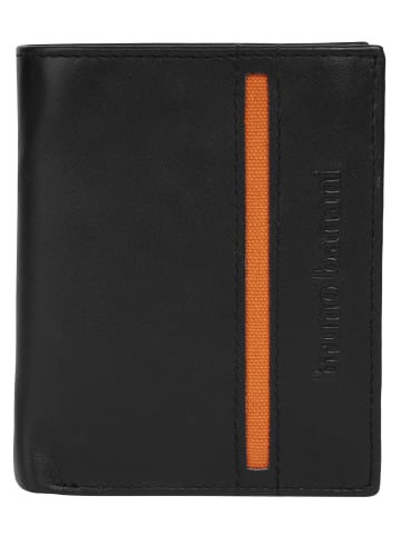 Bruno Banani Geldbörse echt Leder in schwarz