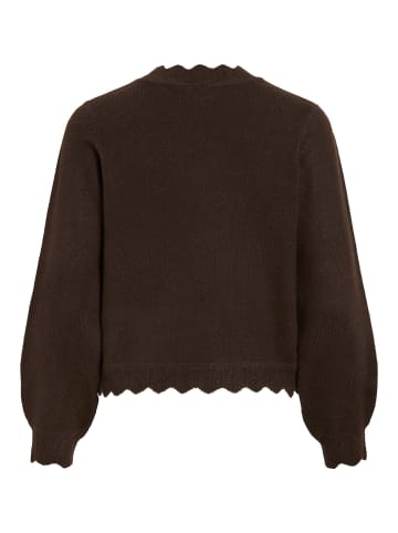 Vila Strickpullover in Coffee Bean