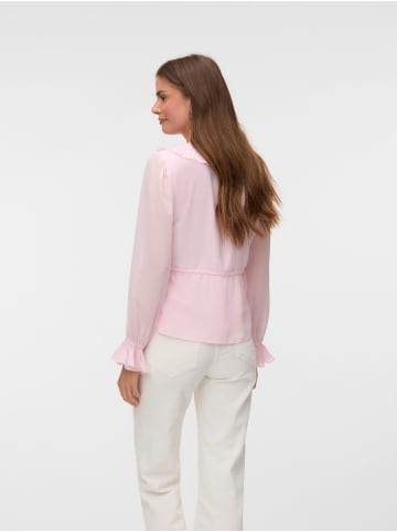 Vero Moda Plissiertes Top in Pink-A-Boo