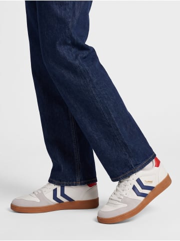 Hummel Hallenschuh Handball Perfekt Erwachsene in WHITE/BLUE/RED