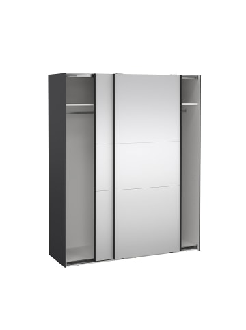 ebuy24 Schiebetürenschrank Como (2-türig) Grau 179 x 67 cm