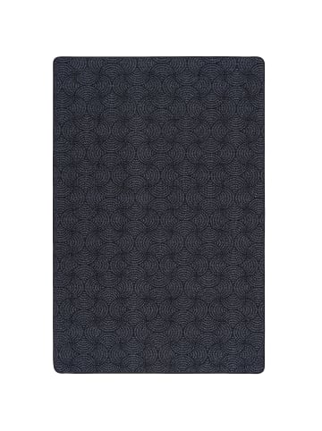 Teppich Circle in schwarz
