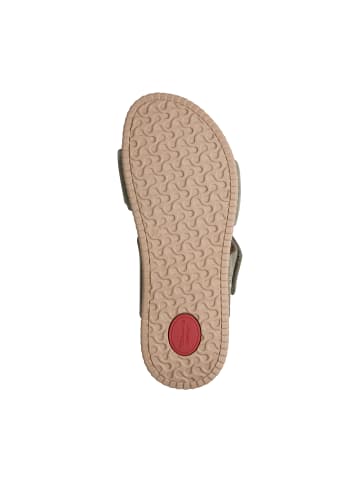 Tamaris Comfort-Ledersandalen Salbei-Wildleder