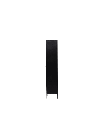 ebuy24 Vitrinenschrank Cali Schwarz 37 x 35 cm