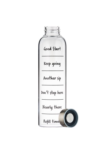 Butlers Trinkflasche FAVORITE Good Start in Durchsichtig