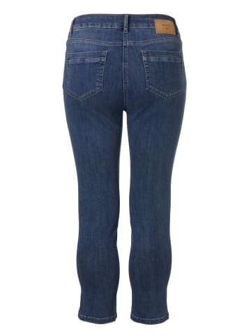 FRAPP  7/8-Jeans in medium blue denim