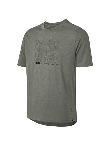 IXS M FLOW TECH TEE SHORT SLEEVE in Steingrau