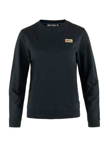 FJÄLLRÄVEN Langarmshirt Vardag Sweater in Schwarz011