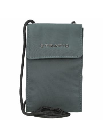 Stratic Pure Messenger Bag XS - Umhängetasche (black) in dark green