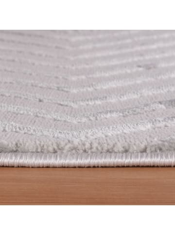 Teppich Boss Kurzflor Teppich Sahara 1115, Läufer - Silber