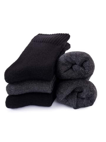 Occulto 5er Pack Winter Socken Mika in GrauMix