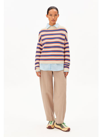 armedangels Strickpullover Merinaa in blau ecru - 0002