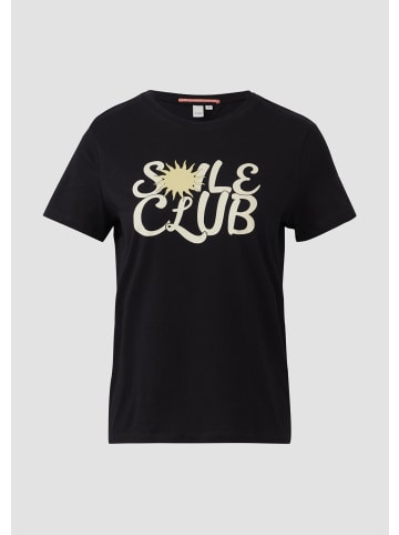 QS T-Shirt in 99D1_schwarz