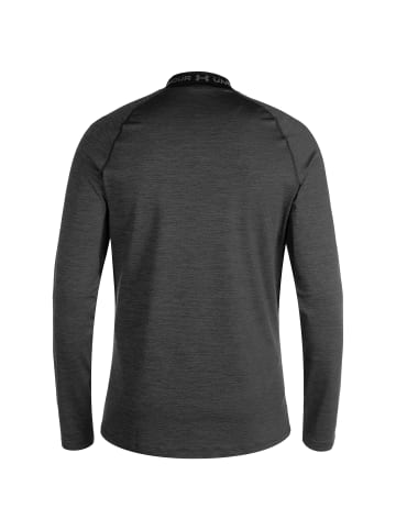 Under Armour Longsleeve ColdGear Armour Twist Mock in schwarz / grau