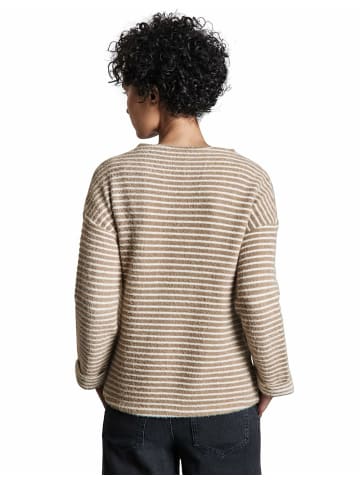 Street One Rundhalspullover für Damen in beige