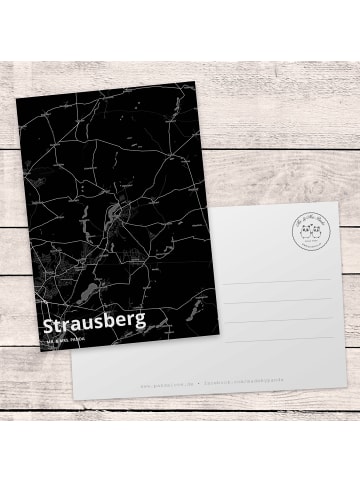 Mr. & Mrs. Panda Postkarte Strausberg mit Spruch in Keine Angabe