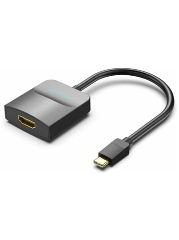 Vention USB C Typ C auf HDMI Display Adapter Konverter 0.15cm in Schwarz