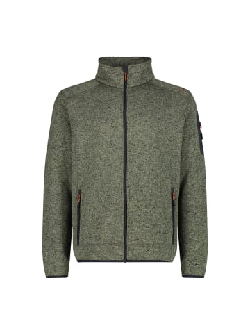 Campagnolo Midlayer KNITTED MELANGE in SAGE-ANTRACITE