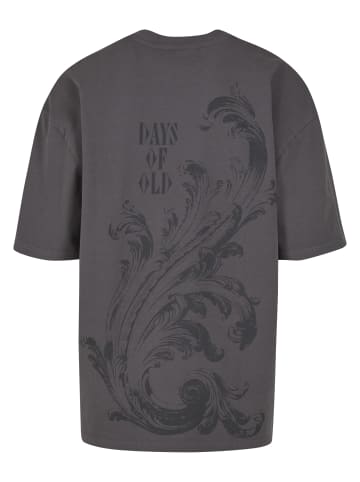 DEF DEF DEF Flourish T-Shirt in anthracite washed