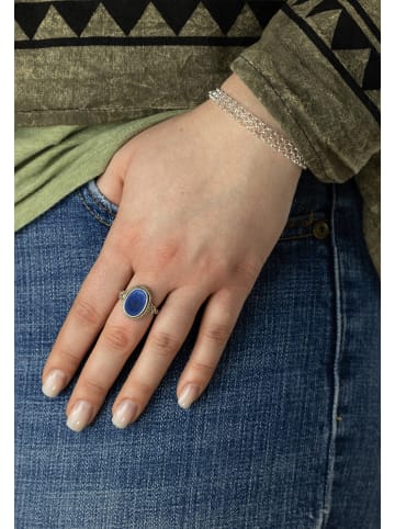 mantraroma 925er Silber - Ringe mit Lapis Lazuli