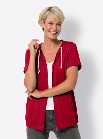 Sieh an! Shirtjacke in rot