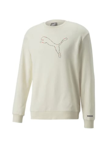 Puma Sweatshirt Better Crew FL in Off-white