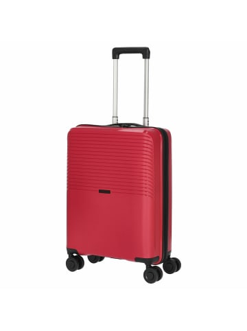 D&N Travel Line 4000 - 4-Rollen-Kabinentrolley S 55 cm in pink