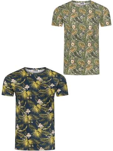 riverso  T-Shirt RIVBill 2er Pack in Mehrfarbig