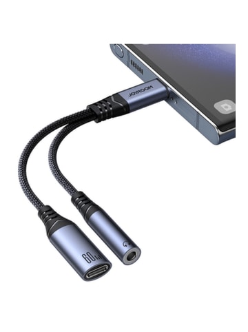 Joyroom Joyroom SY-C02 2in1 DAC Adapter USB-C auf USB-C 3,5 mm
