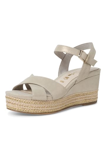 Tamaris Espadrilles Sandalen in Beige