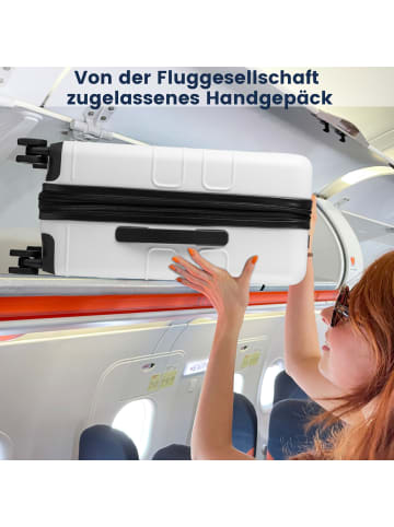 COSTWAY 20" Handgepäck in Weiß