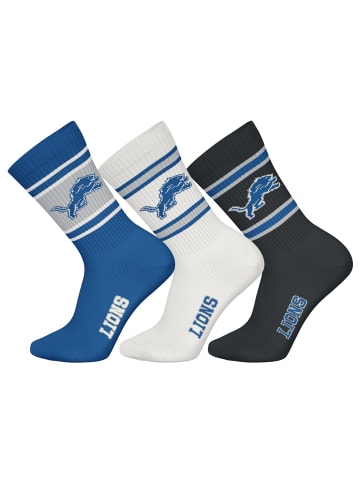 NFL Socken 6er Pack in Detroit Lions/Weiß
