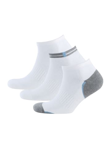 NUR DER Sneakersocken Sport in weiß