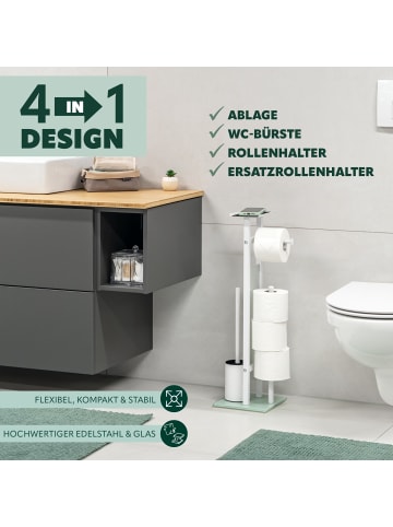 eluno Stand-WC-Garnitur 4in1 ca. 28 x 67 x 20 cm (B/H/T)