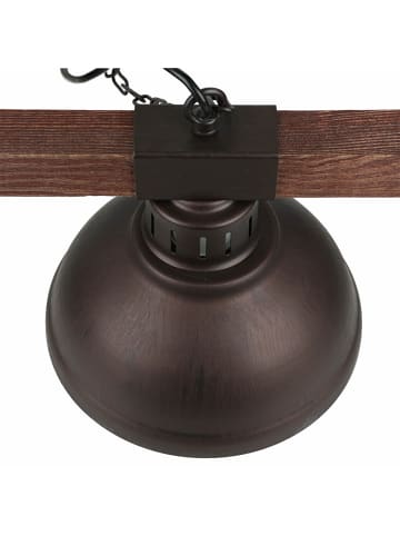 Licht-Erlebnisse Pendelleuchte (B)21 x (L)60 x (T)27 cm in Braun Holz
