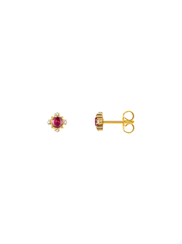 Thomas Sabo Ohrstecker Vintage in gold, rot