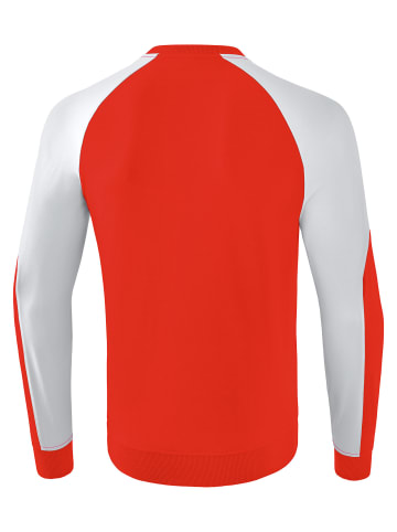 erima Essential 5-C Sweatshirt in rot/weiss