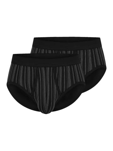 Schiesser Slip / Unterhose Original Classics Feinripp in Schwarz