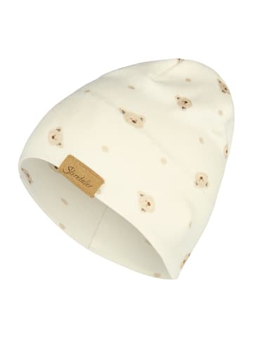 Sterntaler Beanie Bärenköpfen in ecru