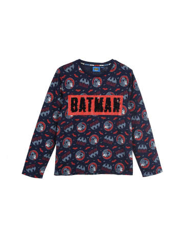 Batman Langarmshirt Longsleeve in Blau