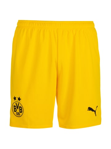 Puma Trainingsshorts Borussia Dortmund 23/24 Heim in neongelb / schwarz