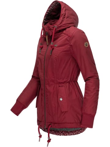 ragwear Winterjacke Danka II Intl. in Wine Red