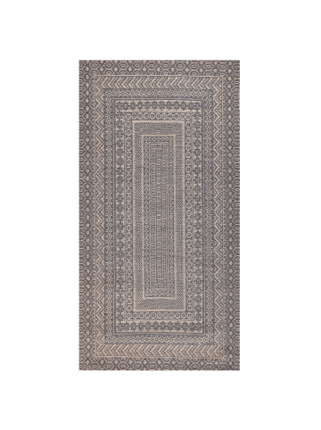 Beliani Kurzflor BAGLAR in Beige/Grau - (W) 80 x (H) 0.7 x (L) 150 cm