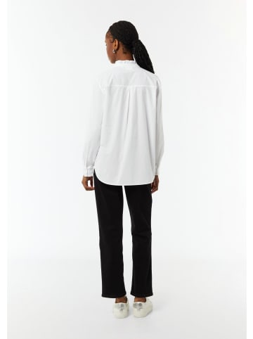comma Bluse in 0100_weiß