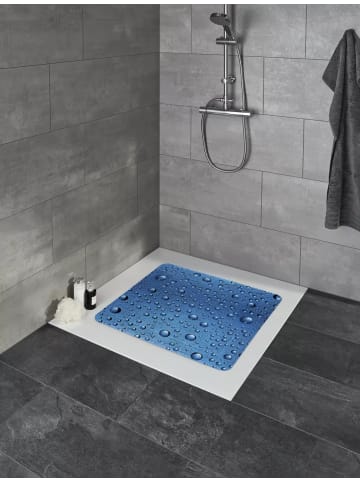 Kleine Wolke Duscheinlage Bubble in marineblau